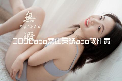 3000app禁止安装app软件黄